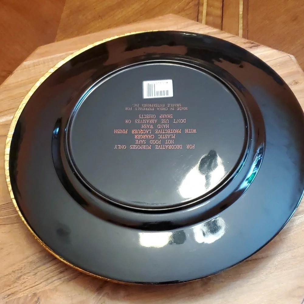 4 Charger plates